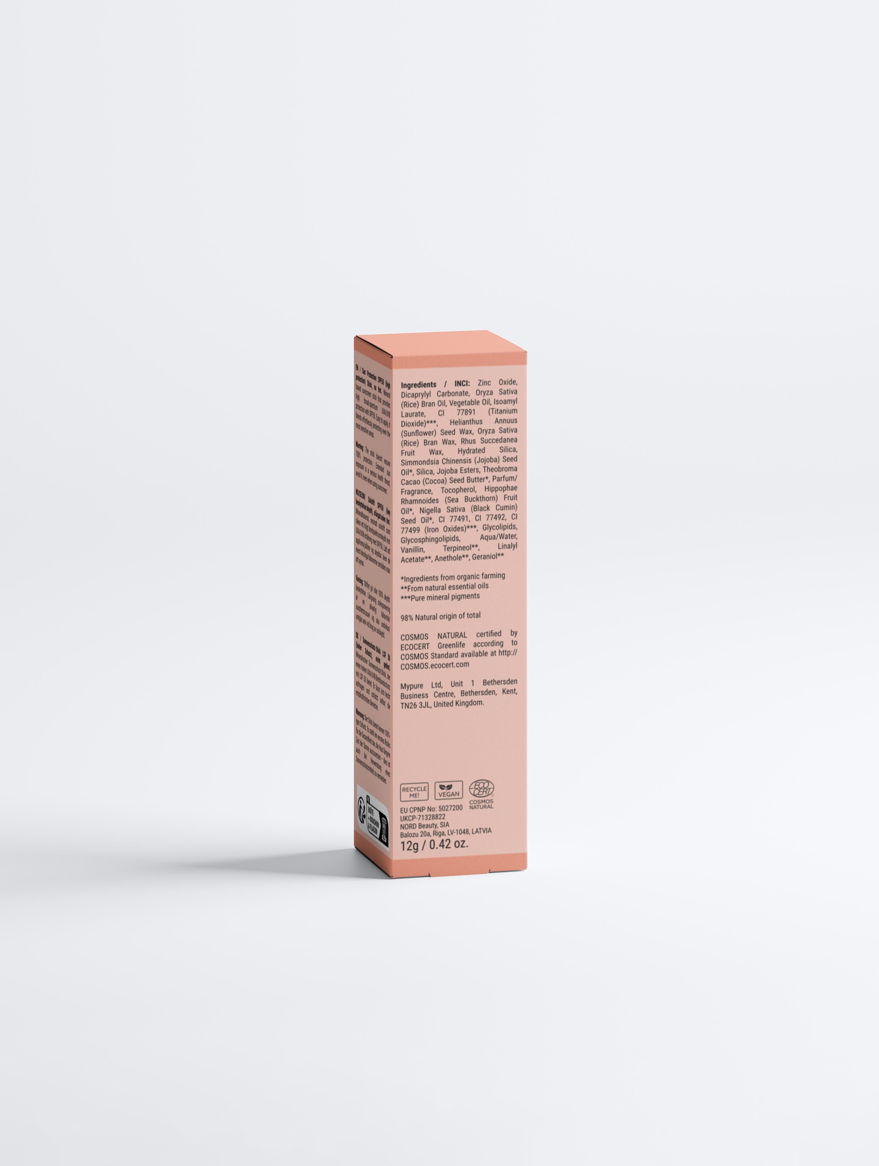 Moodshore Low Sun SPF50 packaging on a white background